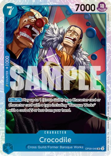 [OP09-046](SR) Crocodile (PRB02) (Foil)