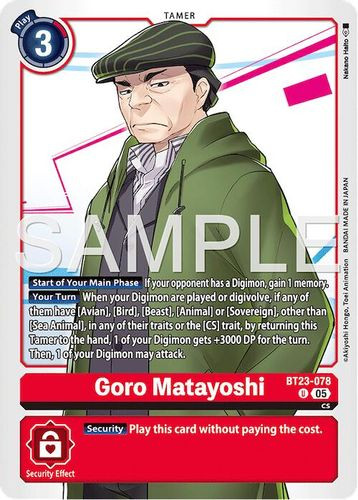 [BT23-078](U) Goro Matayoshi