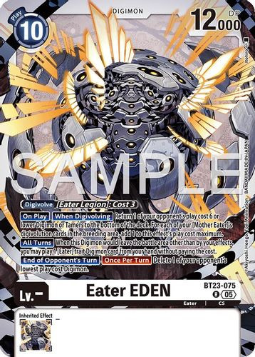 [BT23-075](R) Eater EDEN (Foil)