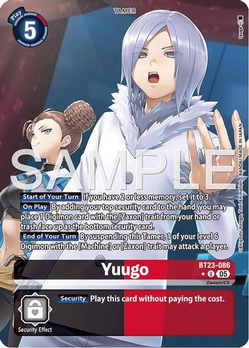 [BT23-086](U) Yuugo (1 Star Alt Art) (Foil)