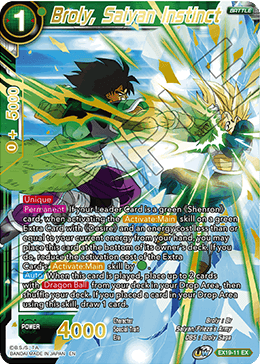 EX19-11EX Broly, Saiyan Instinct