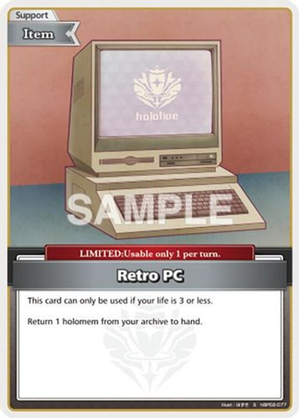 [hBP02-077](S) Retro PC {Foil}