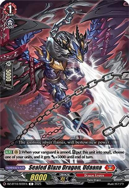 [DZ-BT10/072EN](C) Sealed Blaze Dragon, Udaana
