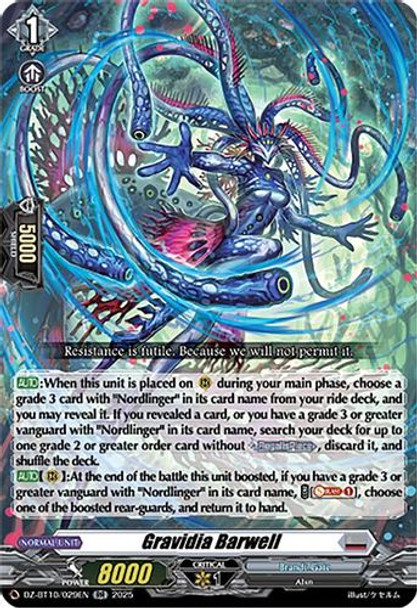 [DZ-BT10/029EN](RR) Gravidia Barwell
