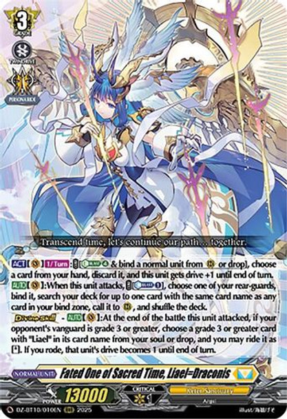 [DZ-BT10/010EN](RRR) Fated One of Sacred Time, Liael=Draconis