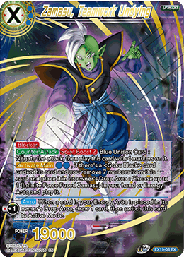 EX19-06EX Zamasu, Teamwork Undying Foil