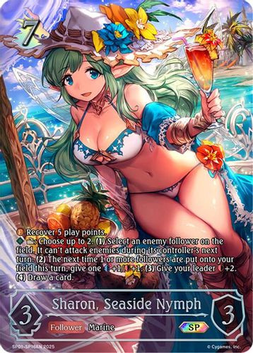 [SP01-SP16EN](SP) Sharon, Seaside Nymph (SP Foil)