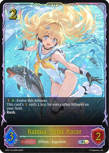 [SP01-SL12EN](SL) Ralmia, Sonic Racer (Super Legendary)