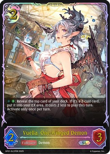 [SP01-SL37EN](SL) Vuella, One-Winged Demon (Super Legendary)