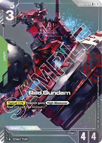 [GD02-024](R+) Red Gundam {Alt Art} {Foil}
