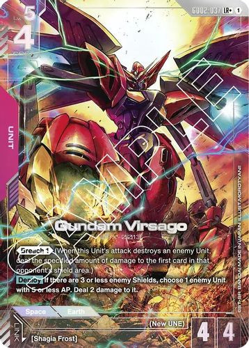 [GD02-037](LR+) Gundam Virsago {Alt Art} {Foil}