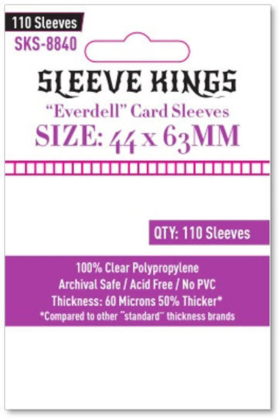 Sleeve Kings Board Game Sleeves "Everdell Mini Compatible" (44mm x 63mm) (110 Sleeves per Pack)