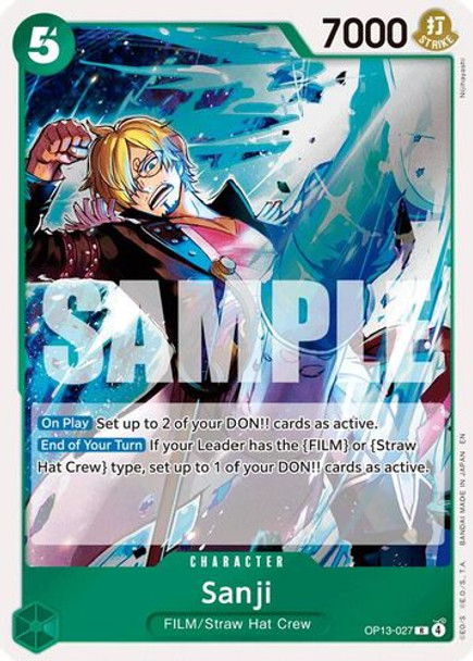 [OP13-027](R) Sanji (Foil)