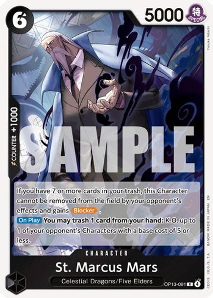 [OP13-091](R) St. Marcus Mars (Foil)