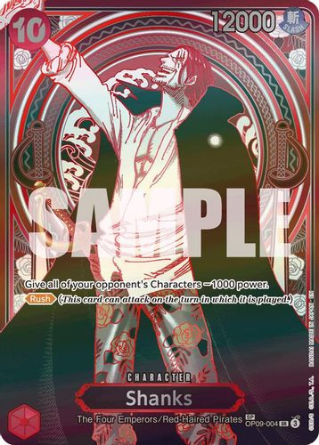 [OP09-004](SR) Shanks (OP-13 SP) (Silver) (Foil)