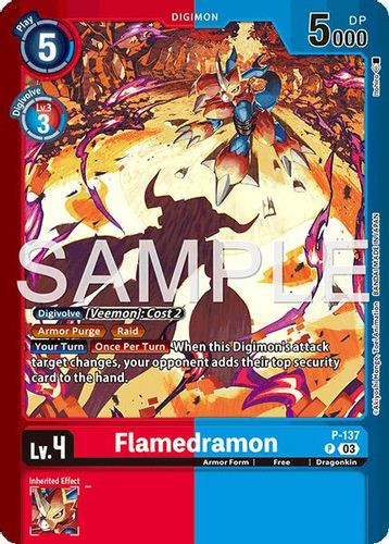 [P-137](P) Flamedramon (LM-06) (Foil)
