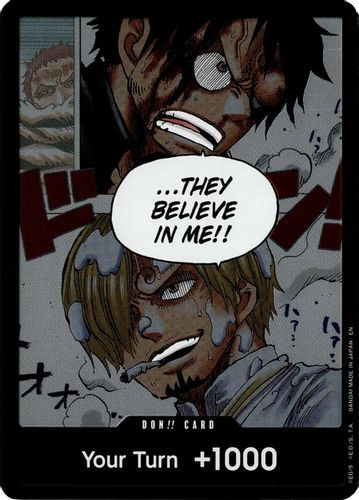 DON!! Card (OP11) (..They Believe in Me!!) {Foil}