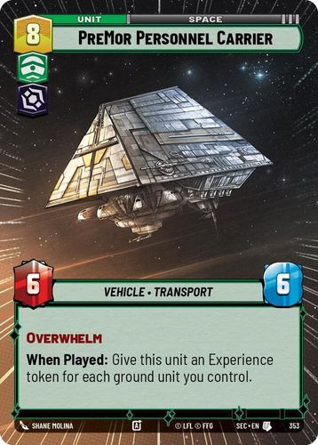 [06-SEC-EN-0353](U) PreMor Personnel Carrier (Hyperspace)