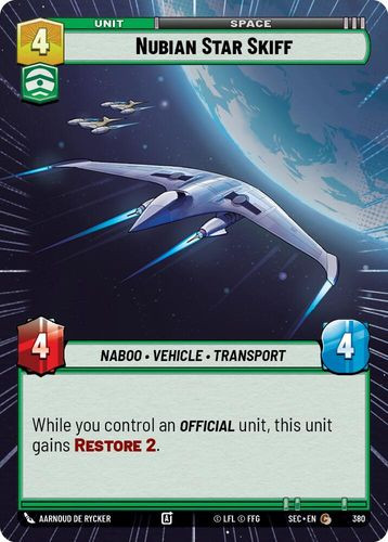 [06-SEC-EN-0380](C) Nubian Star Skiff (Hyperspace)