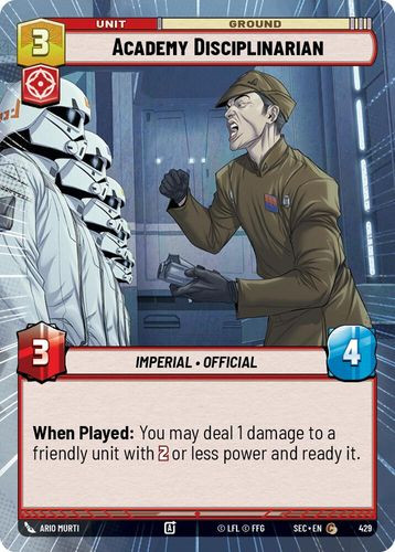 [06-SEC-EN-0429](C) Academy Disciplinarian (Hyperspace)