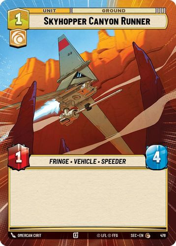 [06-SEC-EN-0478](C) Skyhopper Canyon Runner (Hyperspace)