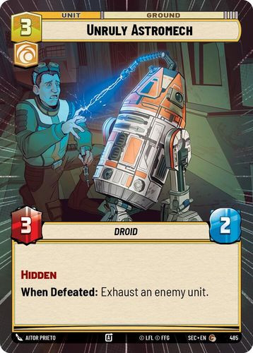 [06-SEC-EN-0485](C) Unruly Astromech (Hyperspace)