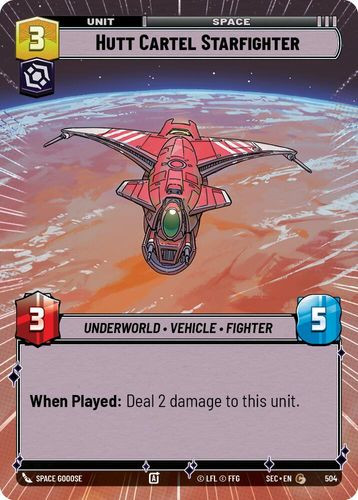 [06-SEC-EN-0504](C) Hutt Cartel Starfighter (Hyperspace)