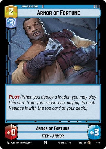 [06-SEC-EN-0580](C) Armor of Fortune (Foil)