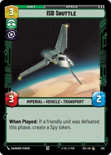 [06-SEC-EN-0593](C) ISB Shuttle (Foil)