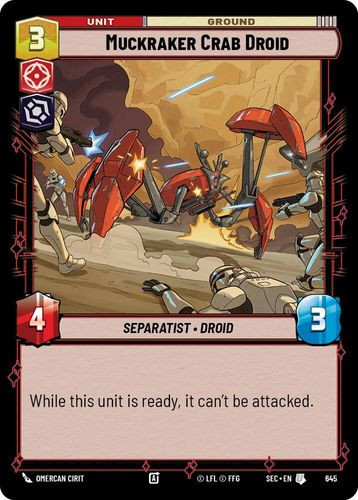 [06-SEC-EN-0645](U) Muckraker Crab Droid (Foil)