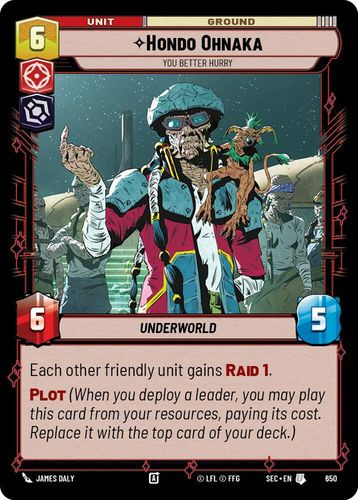 [06-SEC-EN-0650](U) Hondo Ohnaka - You Better Hurry (Foil)