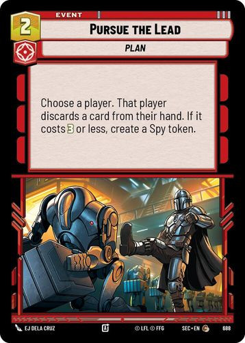[06-SEC-EN-0688](C) Pursue the Lead (Foil)