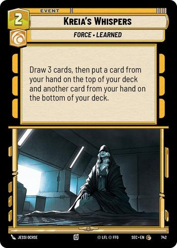 [06-SEC-EN-0742](C) Kreia's Whispers (Foil)