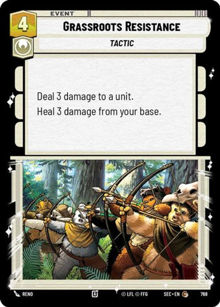 [06-SEC-EN-0768](C) Grassroots Resistance (Foil)