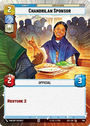 [06-SEC-EN-0799](C) Chandrilan Sponsor (Hyperspace) (Foil)