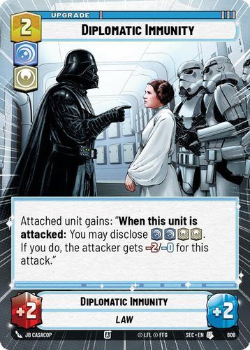 [06-SEC-EN-0808](U) Diplomatic Immunity (Hyperspace) (Foil)