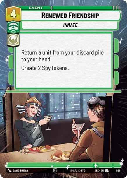 [06-SEC-EN-0861](U) Renewed Friendship (Hyperspace) (Foil)