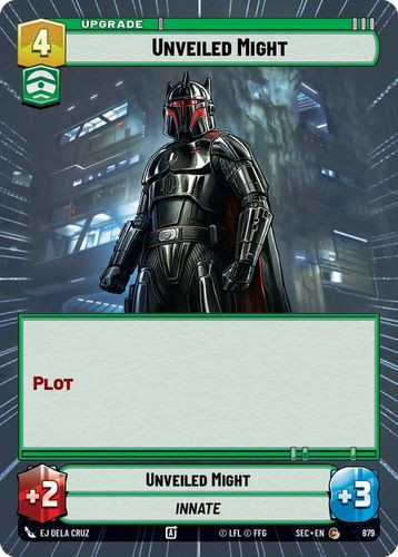 [06-SEC-EN-0879](C) Unveiled Might (Hyperspace) (Foil)