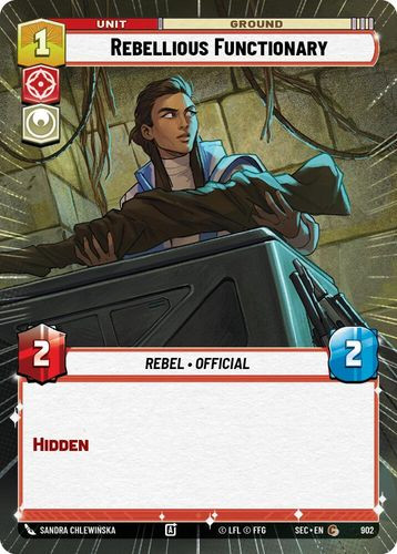 [06-SEC-EN-0902](C) Rebellious Functionary (Hyperspace) (Foil)