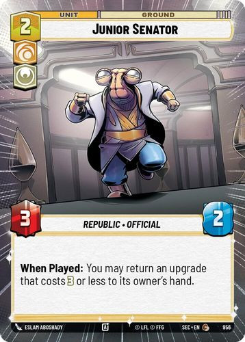 [06-SEC-EN-0956](C) Junior Senator (Hyperspace) (Foil)