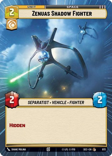 [06-SEC-EN-0973](C) Zenuas Shadow Fighter (Hyperspace) (Foil)