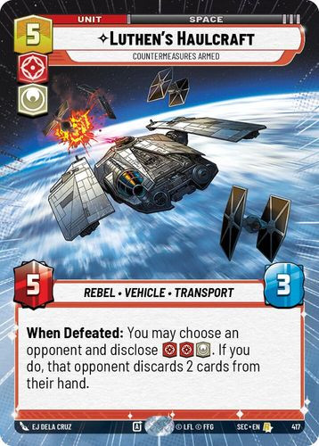 [06-SEC-EN-0417](R) Luthen's Haulcraft - Countermeasures Armed (Hyperspace)