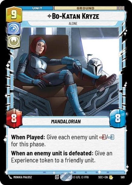 [06-SEC-EN-0561](R) Bo-Katan Kryze - Alone (Foil)