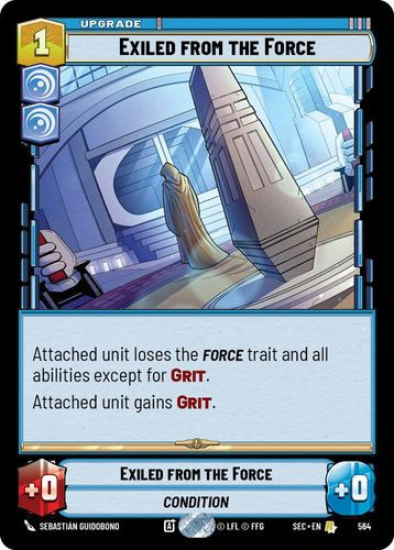 [06-SEC-EN-0564](R) Exiled from the Force (Foil)