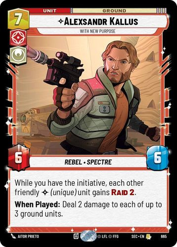 [06-SEC-EN-0665](R) Alexsandr Kallus - With New Purpose (Foil)