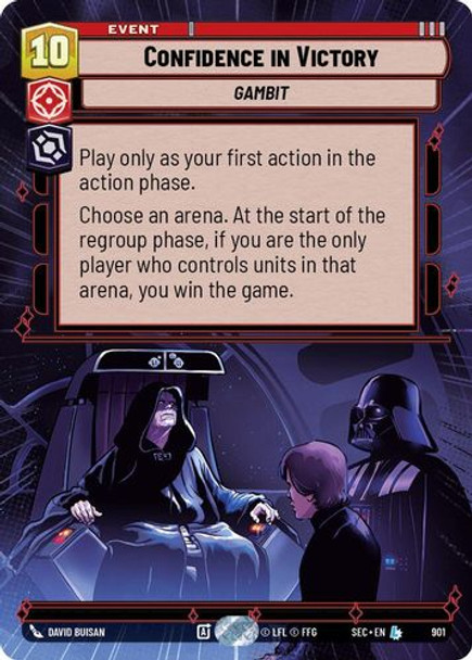 [06-SEC-EN-0901](L) Confidence in Victory (Hyperspace) (Foil)