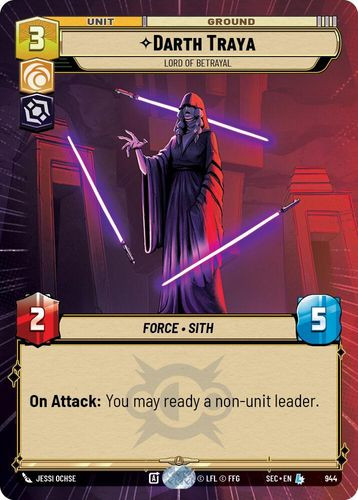[06-SEC-EN-0944](L) Darth Traya - Lord of Betrayal (Hyperspace) (Foil)