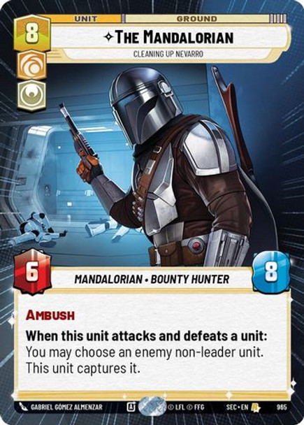 [06-SEC-EN-0965](R) The Mandalorian - Cleaning up Nevarro (Hyperspace) (Foil)