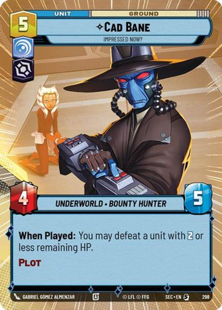 [06-SEC-EN-0298](S) Cad Bane - Impressed Now? (Hyperspace)