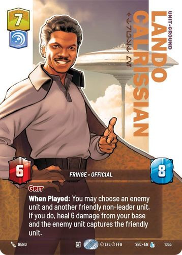 [06-SEC-EN-1055](L) Lando Calrissian - Trust Me (Prestige)